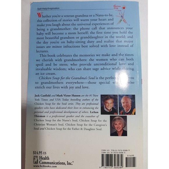 Book "Chicken Soup For The Grandma's Soul" Paperback - Picture 2 of 7